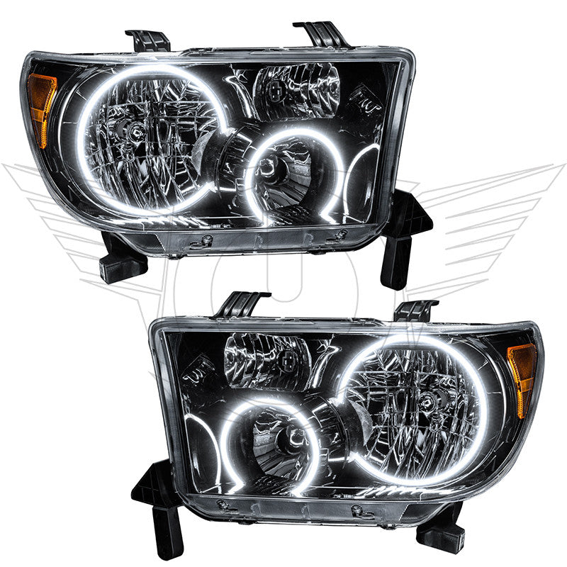 2007-2013 Toyota Tundra Pre-Assembled Headlights-Black – ORACLE Lighting