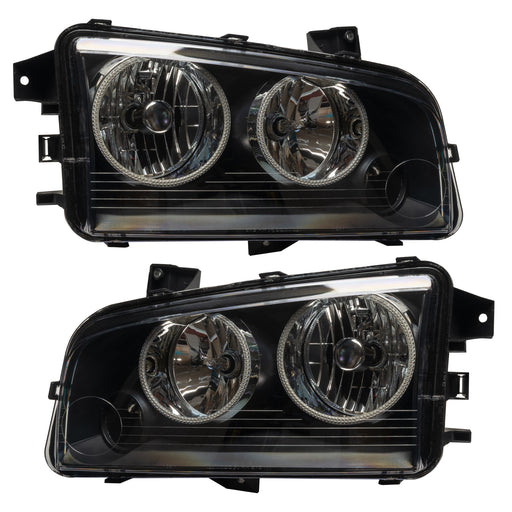 2011-2014 Dodge Charger Pre-Assembled Halo Headlights - Non HID