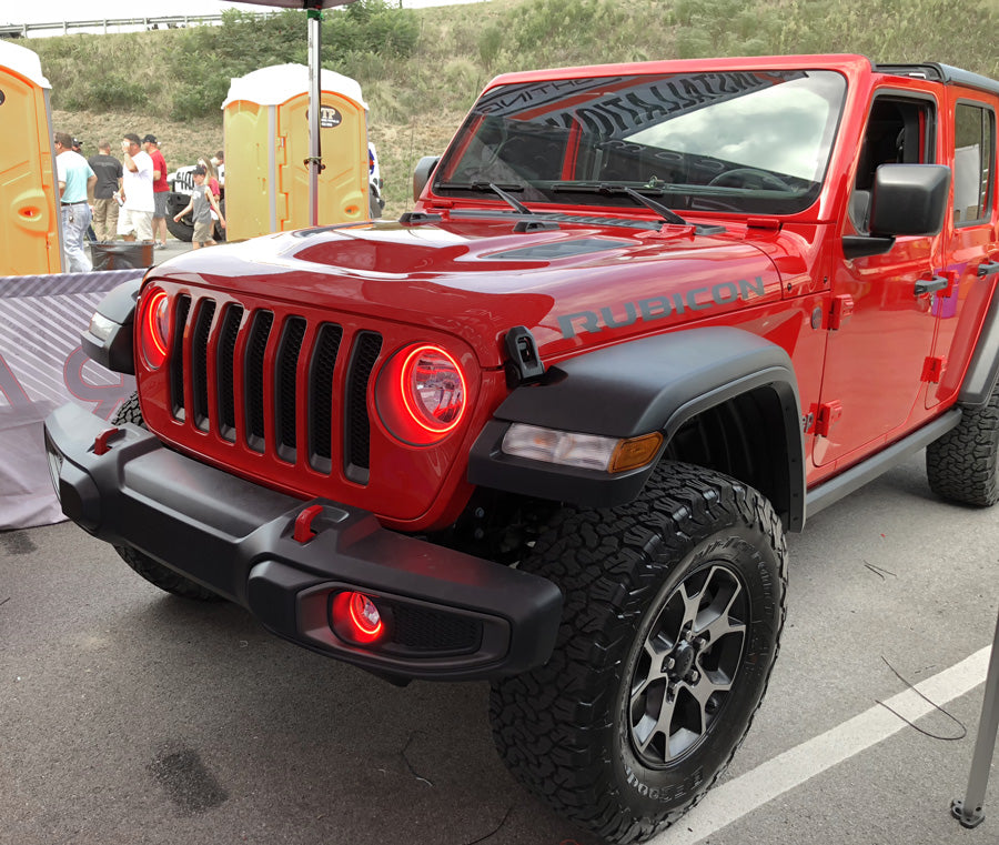 2018-2023 Jeep Wrangler JL Surface Mount Halo Kit | ORACLE Lighting