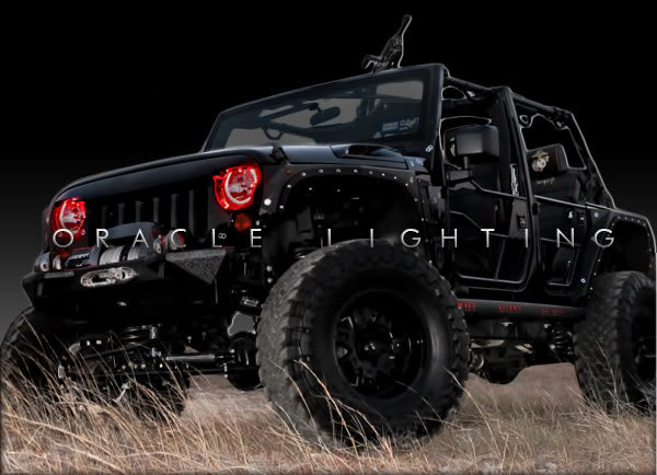 2007-2017 Jeep Wrangler JK LED Headlight Halo Kit | ORACLE Lighting