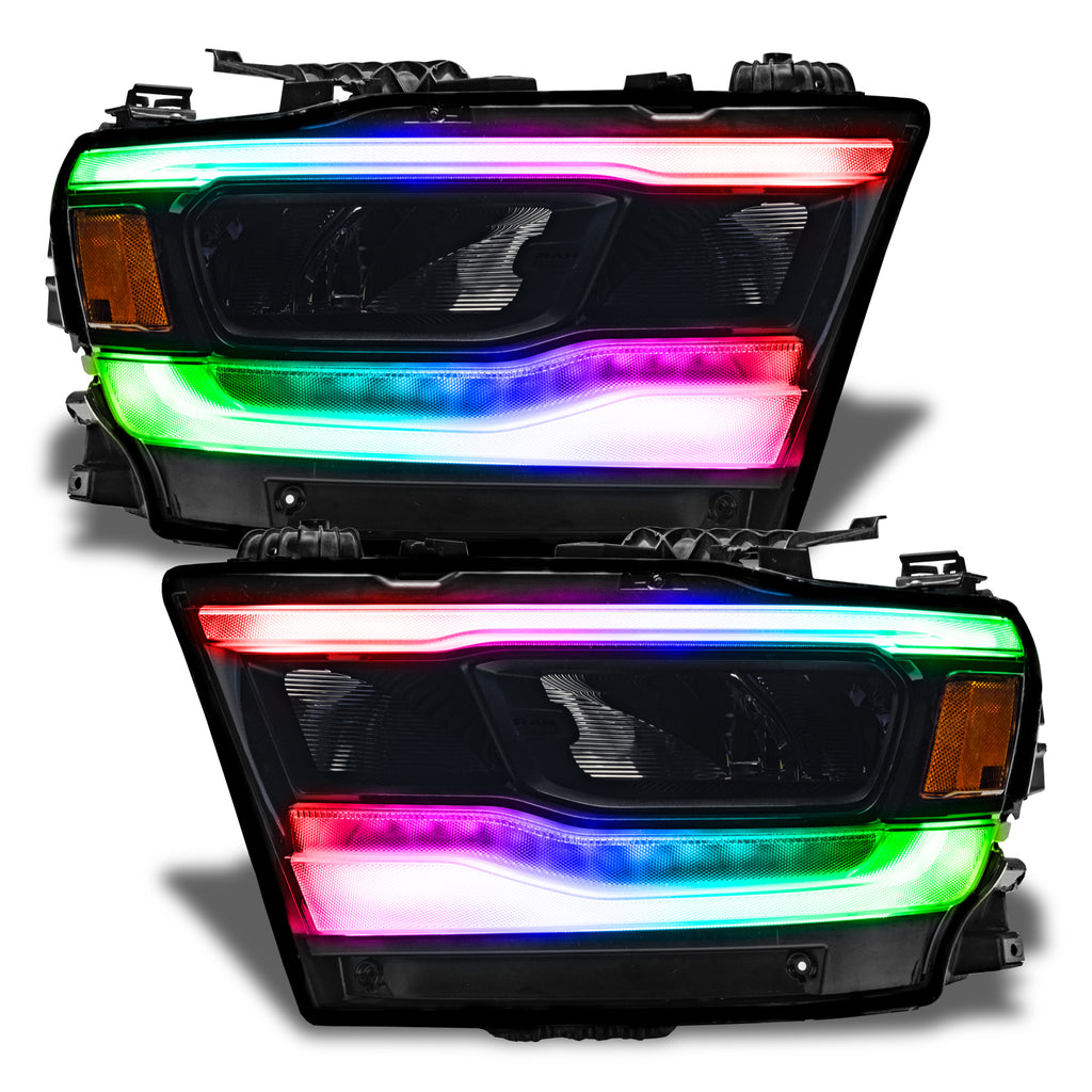 2019-2023 Dodge RAM 1500 RGB+W Headlight DRL Upgrade Kit - Reflector – Lighting