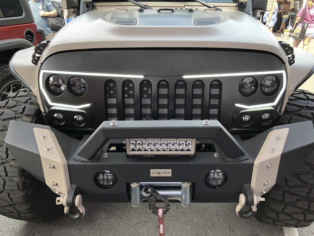 Jeep Wrangler JK Vector Pro-Series LED Grill | ORACLE Lighting