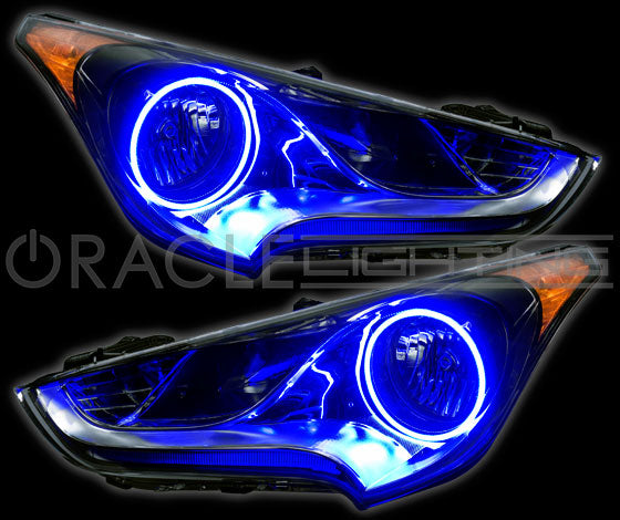 hyundai veloster halo headlights