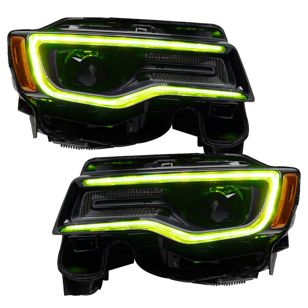 Jeep Grand Cherokee ORACLE ColorSHIFT Headlight DRL Upgrade ORACLE