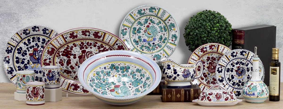 Artistica Deruta Dinnerware Orvieto Verde