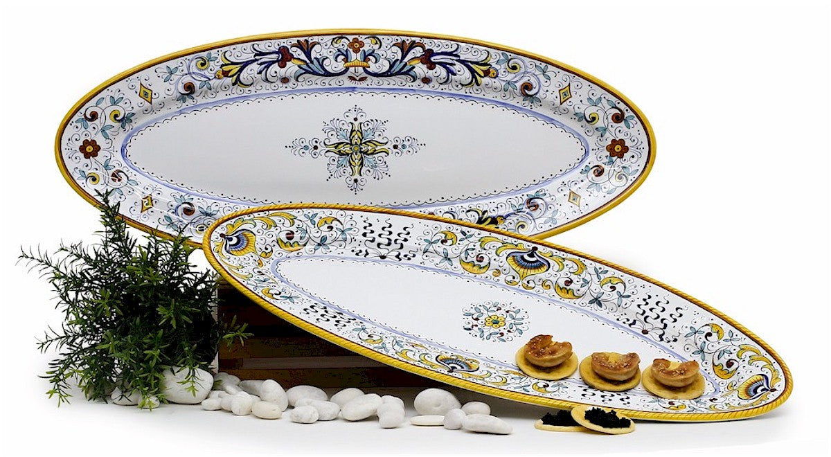 Deruta Oval Platter