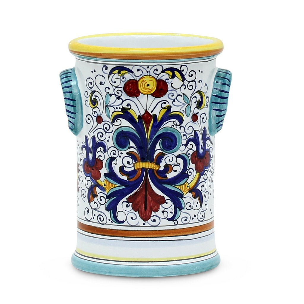 Utensil Holder - Vecchia Deruta - Italian Ceramics