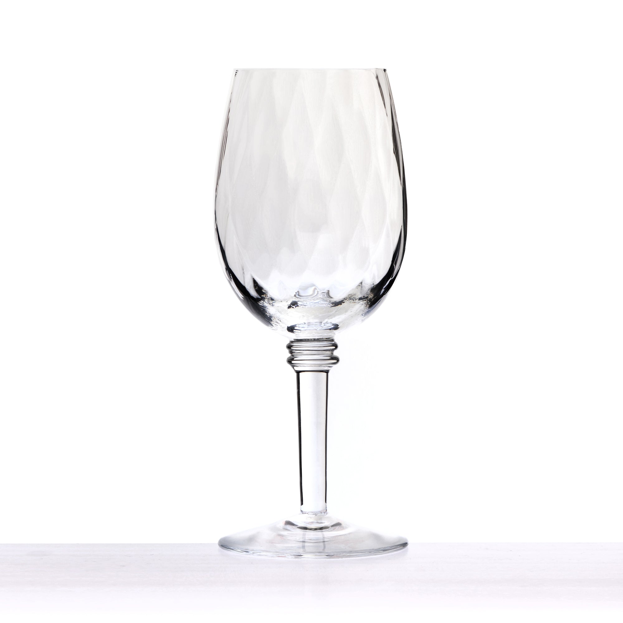 ABIGAILS - ADRIANA Wine Glass Twisted Stem - GREEN 