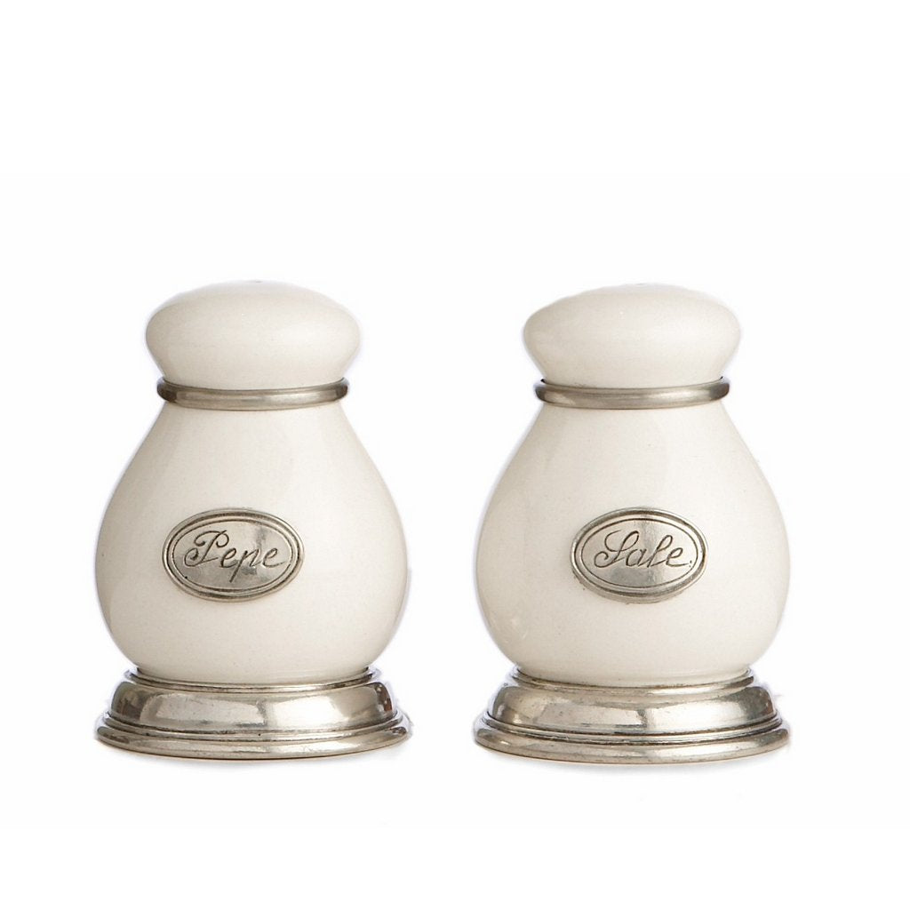 Shop WheatonArts  Salt and Pepper Set Monogram in Crown Tuscan - Shop  WheatonArts