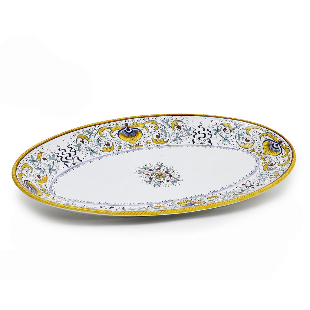 PAVOVE DELUXE: Fish/Hors d'Oeuvres Oval Narrow Platter 