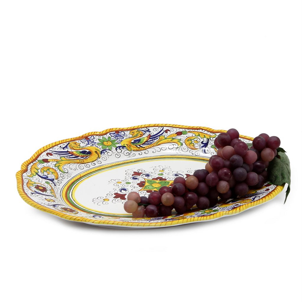 PAVONE DELUXE: Extra Large Oval Turkey Platter 