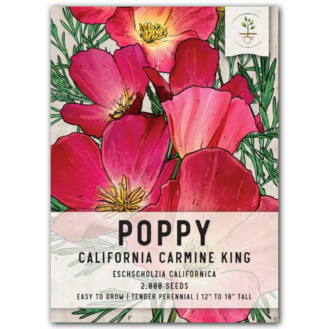 Poppy Seeds - Rose Peony Poppy – The Incredible Seed Company Ltd