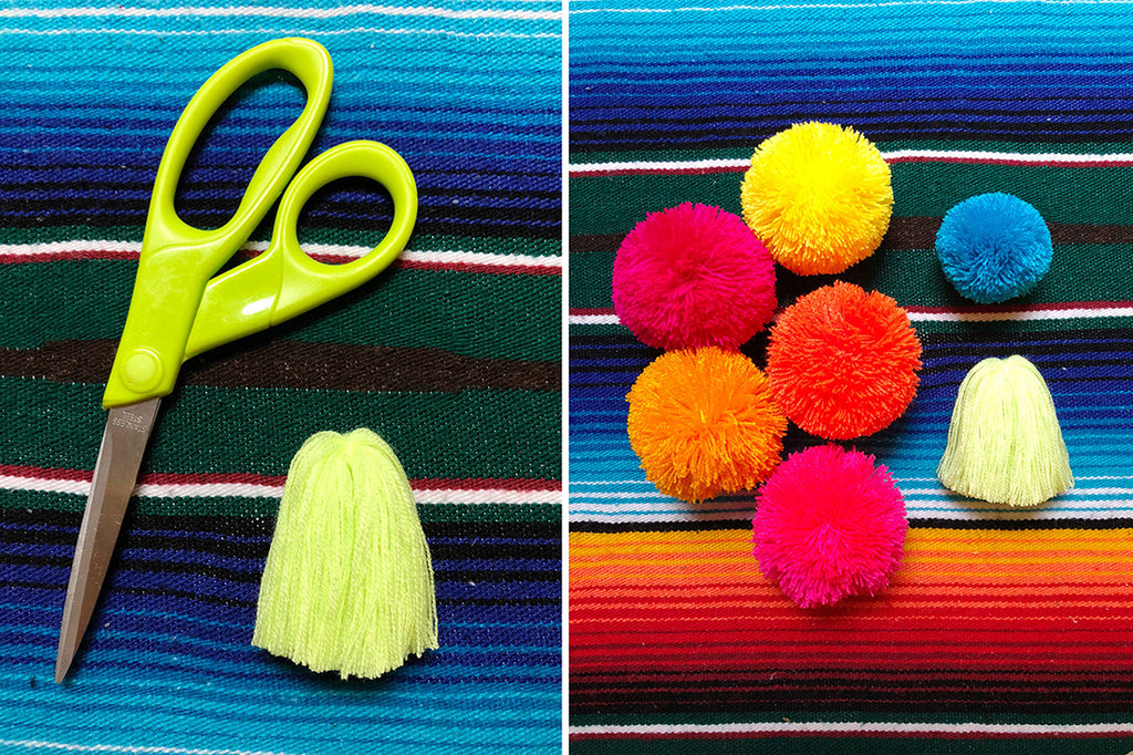 How to make perfect pom poms - La creative mama