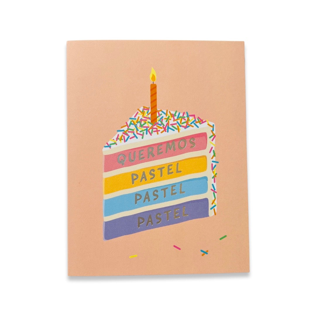 Queremos Pastel Birthday Card – Artelexia