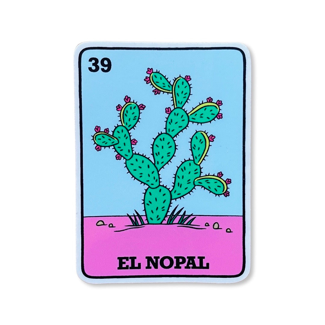 El Nopal Loteria Sticker – Artelexia