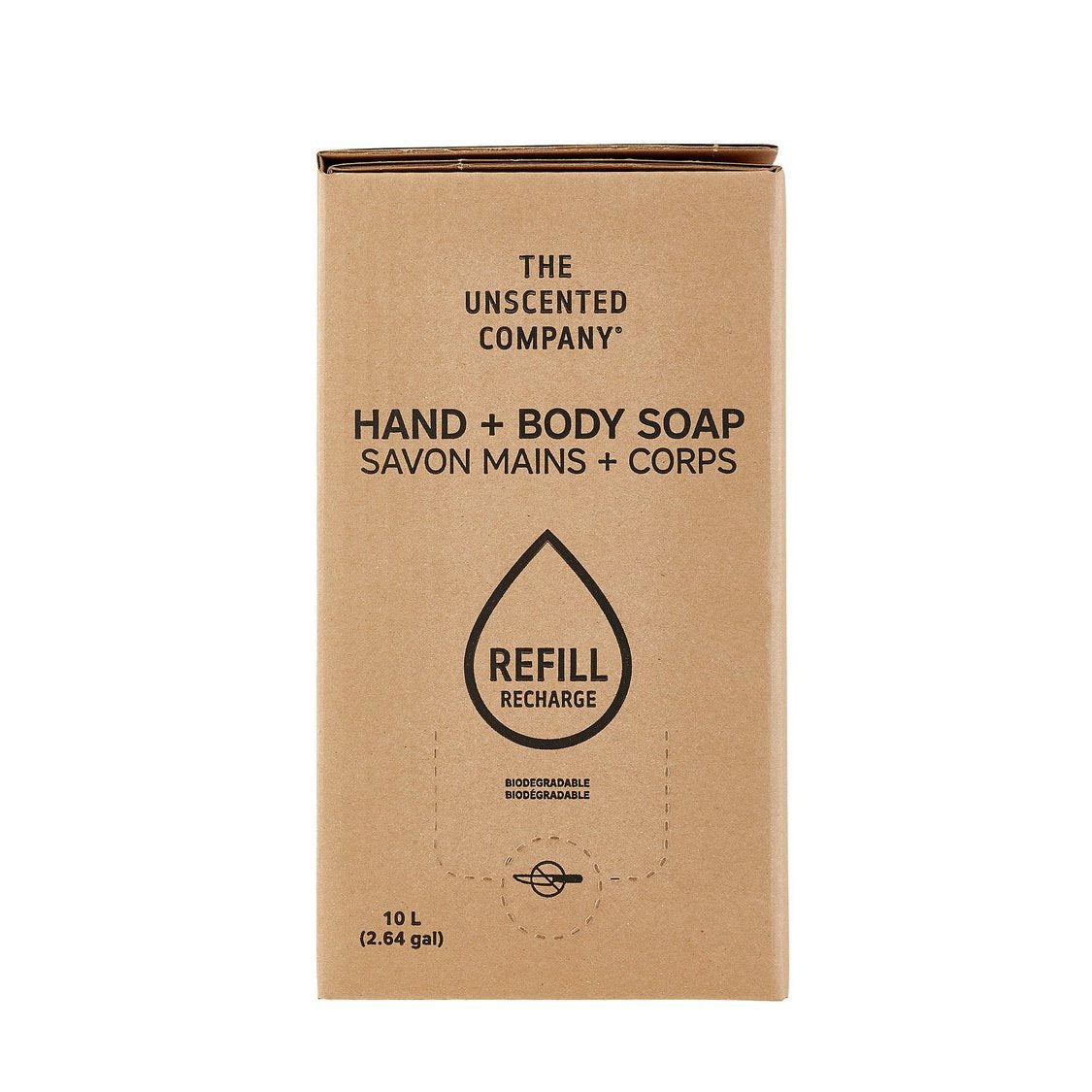 The Unscented Company Hand Soap Refill Canadian Made Refillable