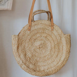 straw studios circle tote