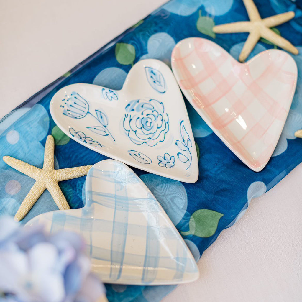 Ciieeo 10 Pcs Painting Heart Shaped Heart Canvas Heart Shaped Plates Panel  Boards Heart