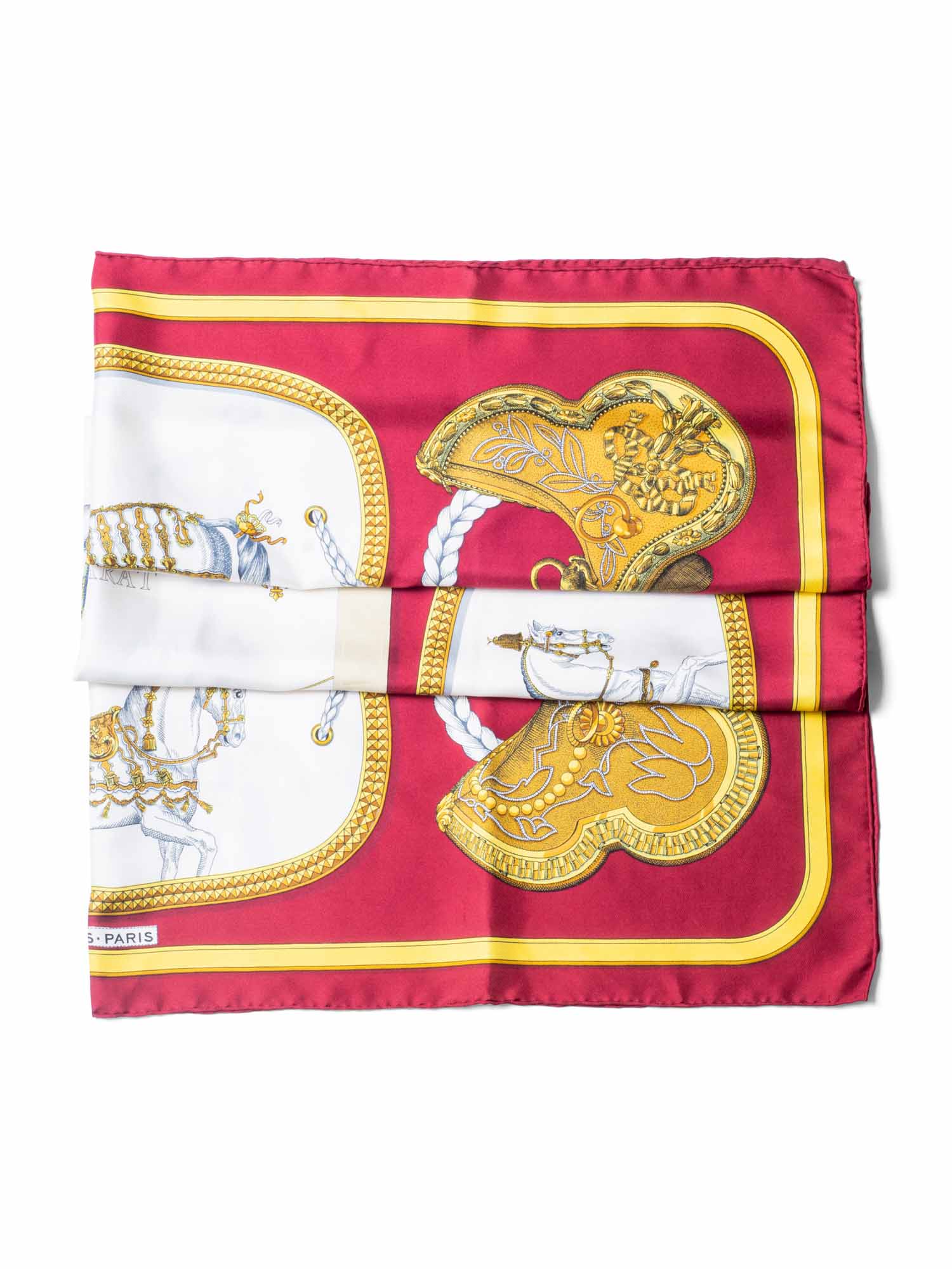 Hermes Grand Apparat Equestrian Scarf Multicolor