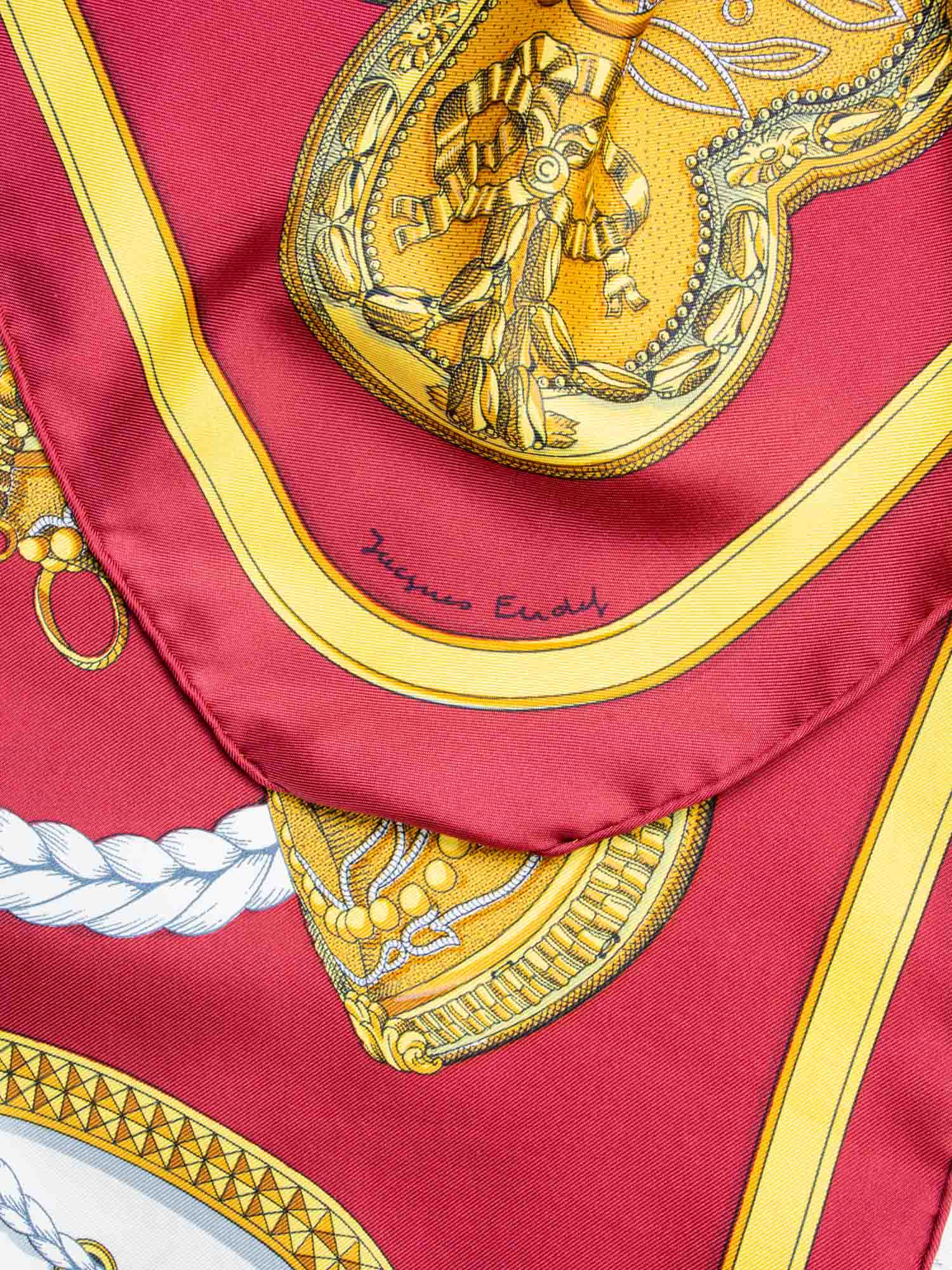 Hermes Grand Apparat Equestrian Scarf Multicolor