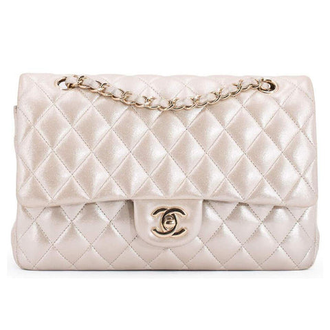 Exclusive SALE: Beige Clair Caviar Quilted Flap Bag, REDELUXE
