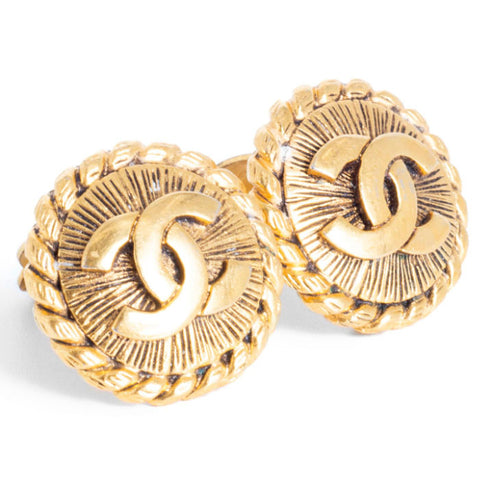 Vintage designer jewelry - Chanel earrings