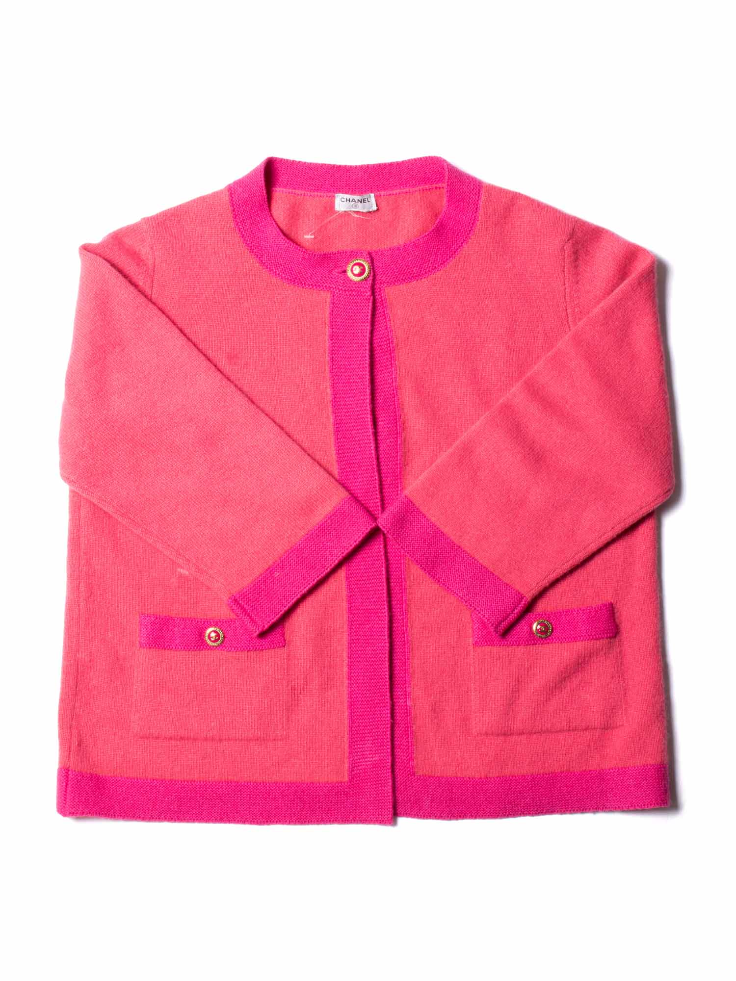 Chanel Cashmere Cardigan Pink ASL5387  LuxuryPromise