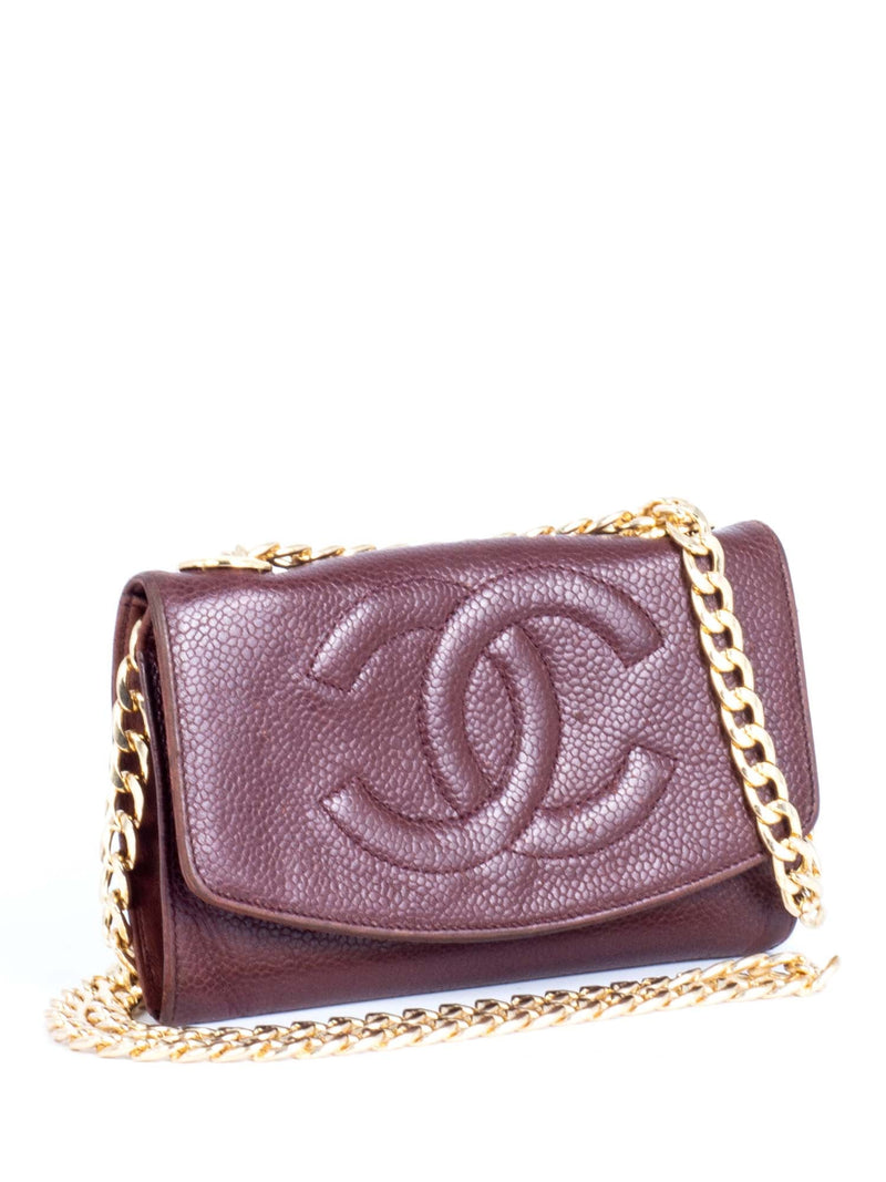 Chanel Chocolate Caviar Leather Timeless Cc Wallet On Chain in Brown  Lyst