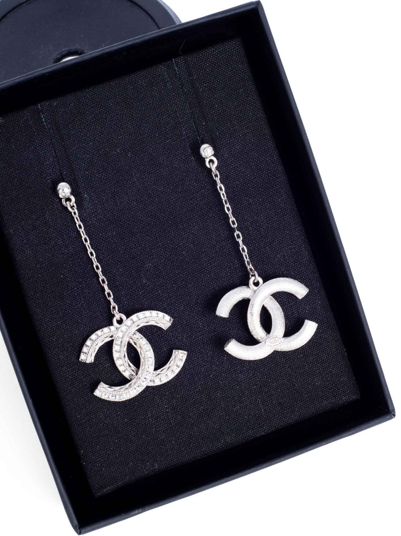 Chanel CC Logo Gold Drop Earrings  Elite HNW  High End Watches Jewellery   Art Boutique