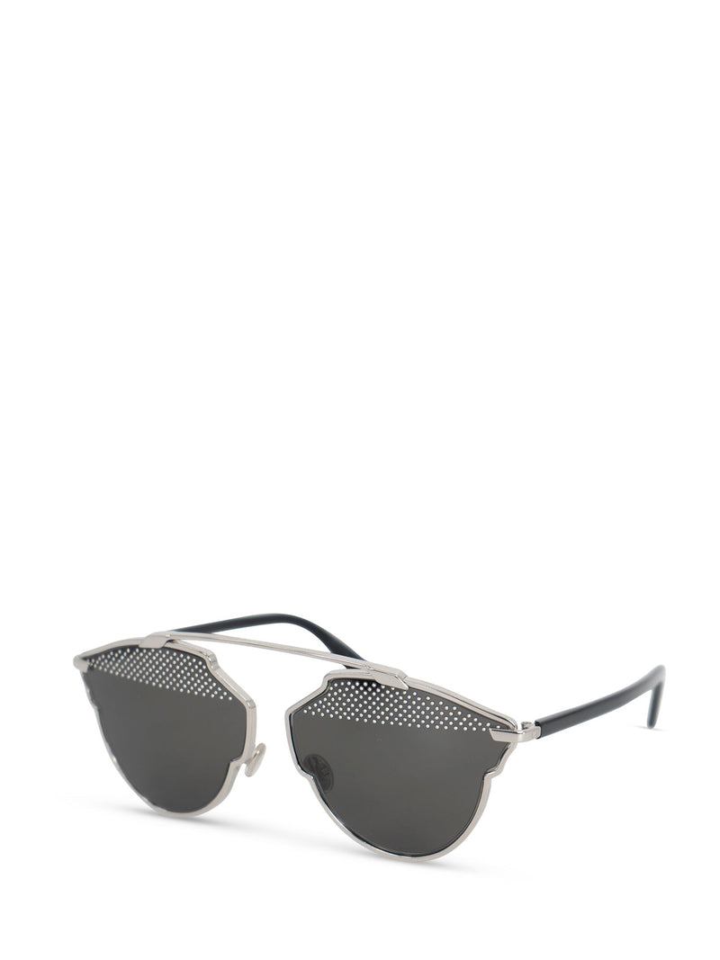 DIOR So Real boymd  Black  Gray and Silver Mirror Lens  Sunglass Trend