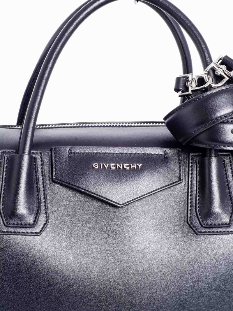 Givenchy Soft Leather Large Antigona Bag Black