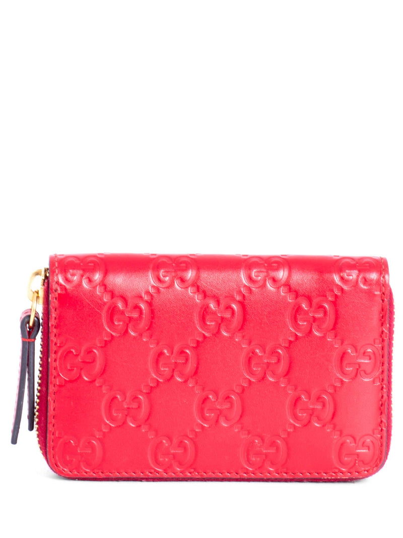 gucci wallet women red