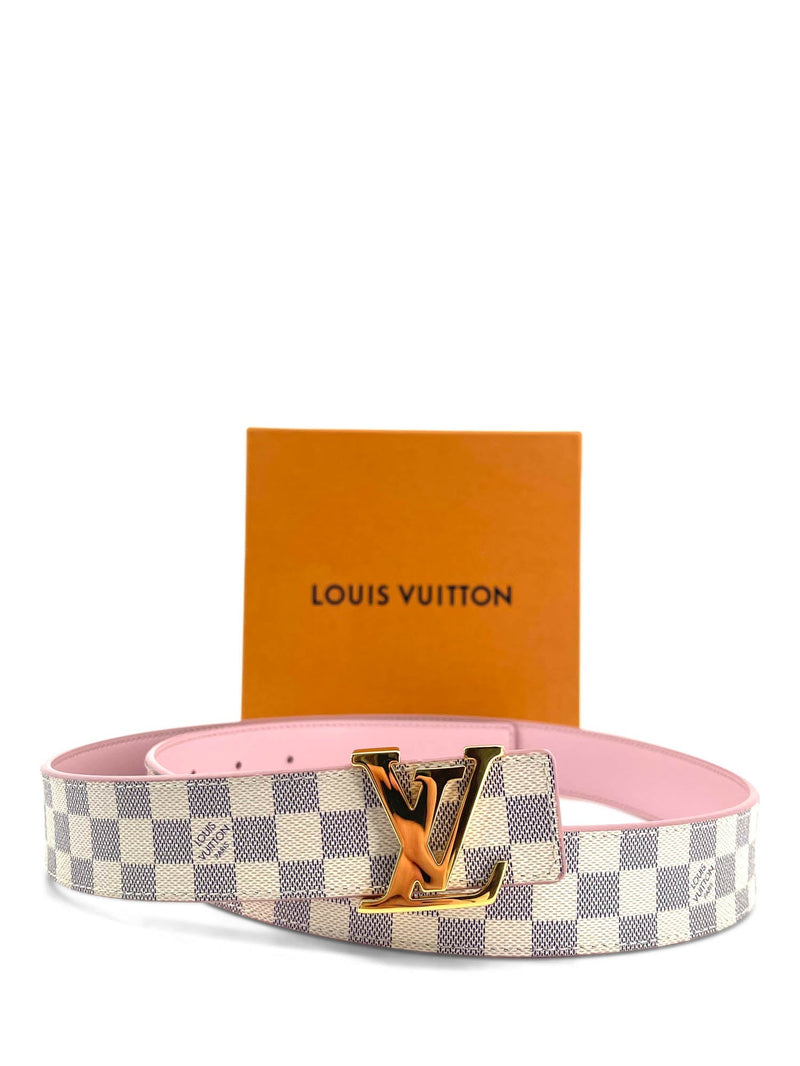 Louis Vuitton Black and White Monogram Belt  Size 80  Labellov  Buy and  Sell Authentic Luxury