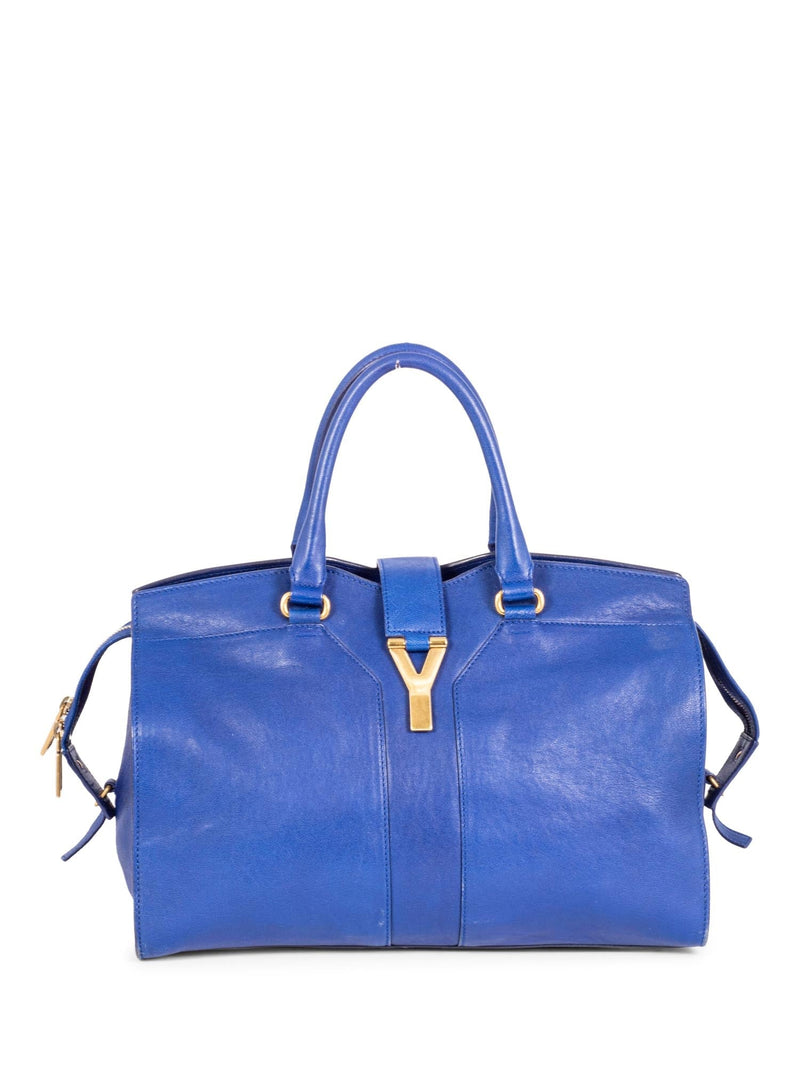 [Used] Yves Saint Laurent 2WAY Shoulder Bag Downtown Kabas Royal Blue ...