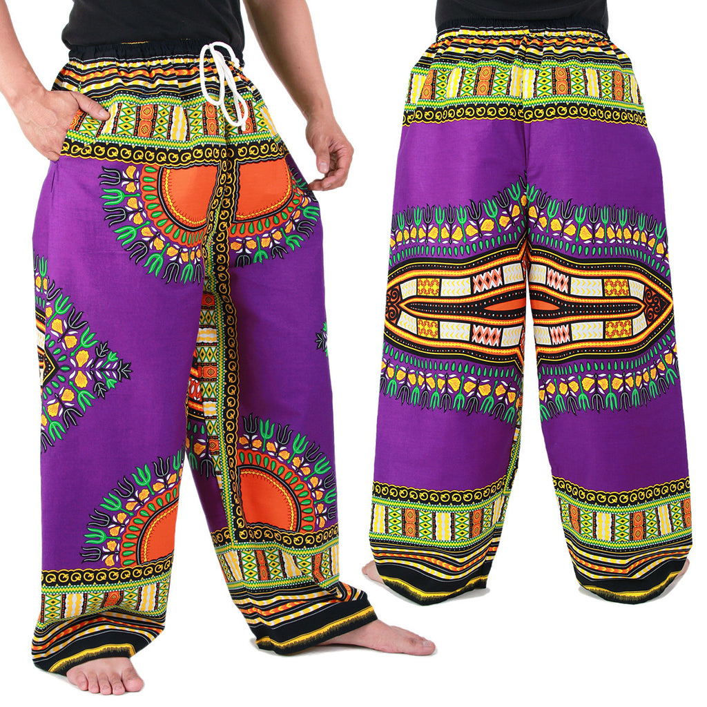 Purple African Dashiki Pants – DashikiKiss