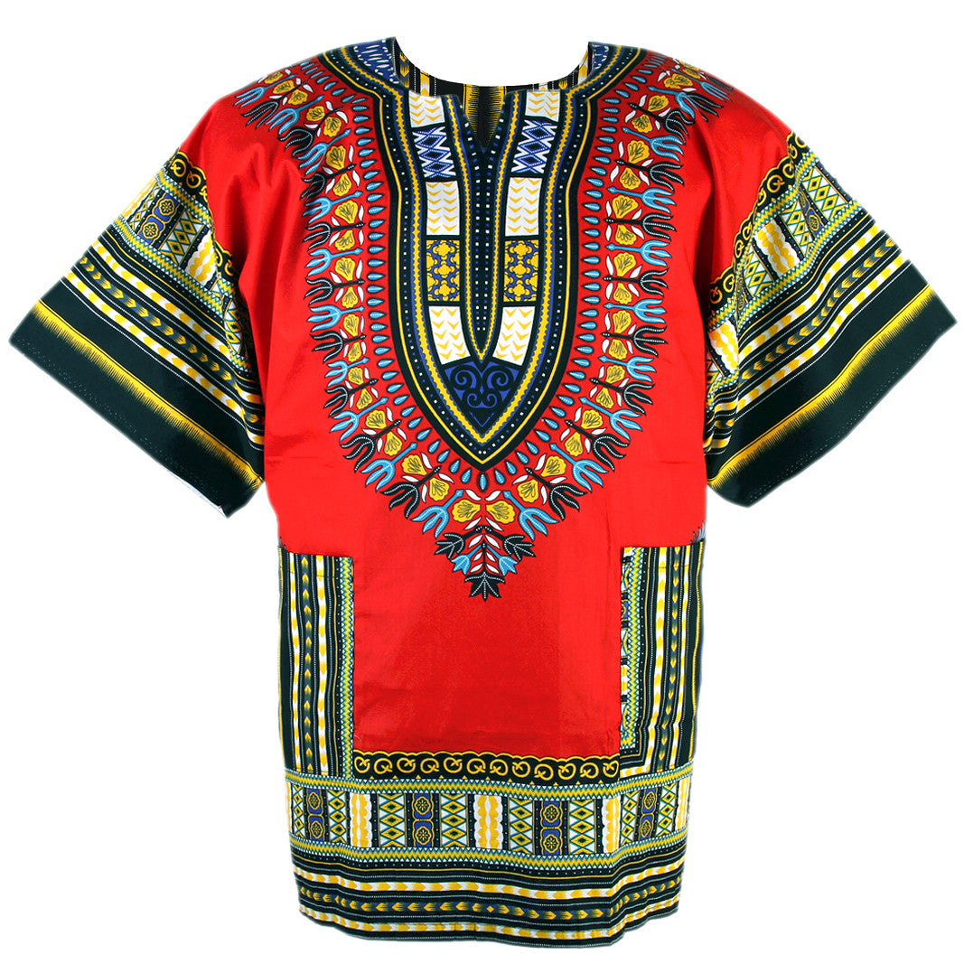 Black and Orange African Dashiki Shirt – DashikiKiss