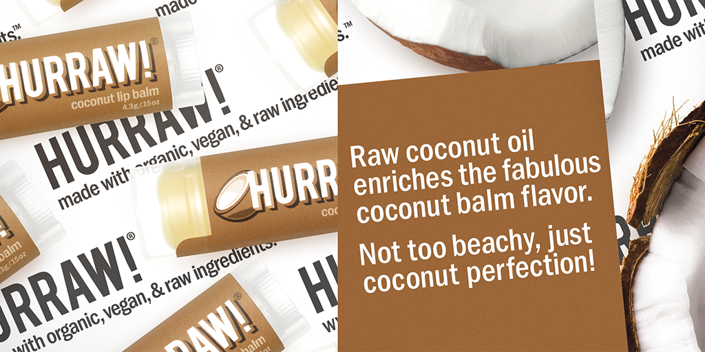 Hurraw! Coconut Lip Balm
