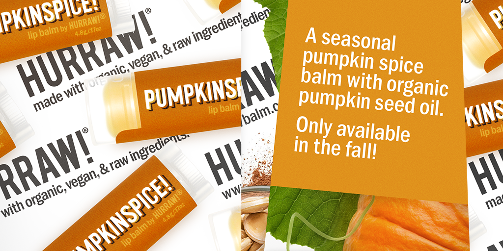 Hurraw! Pumpkin Spice Lip Balm