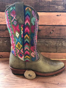 rainbow cowgirl boots