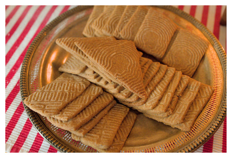 speculaas made with made cozy pasta board