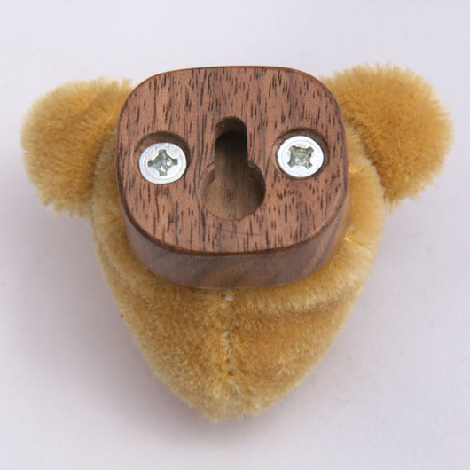 stuffed bear head wall mount