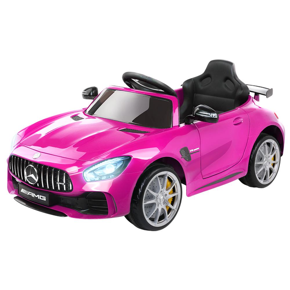 pink mercedes ride on