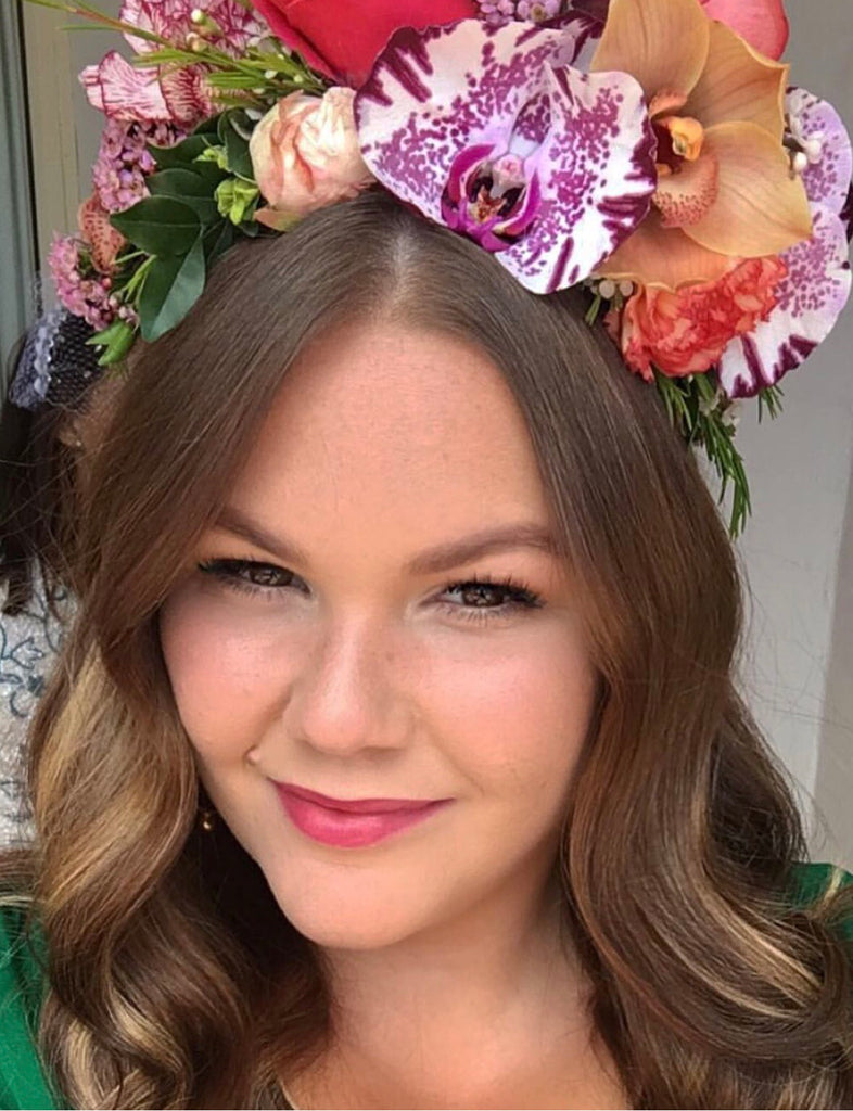 floral fascinator headband