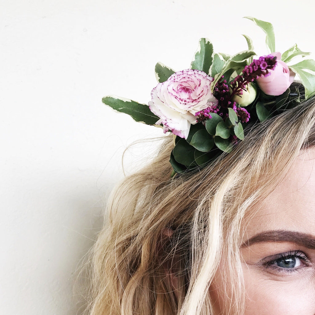 floral fascinator headband