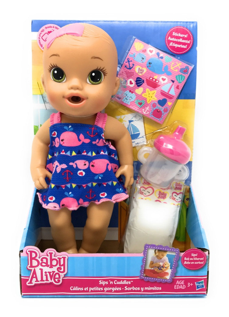 Baby N' Cuddles Blue Doll | Nozlen Toys