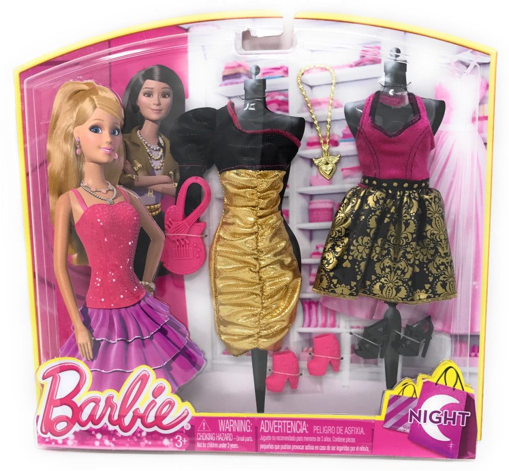 Barbie Night Outfit Gold | Nozlen Toys