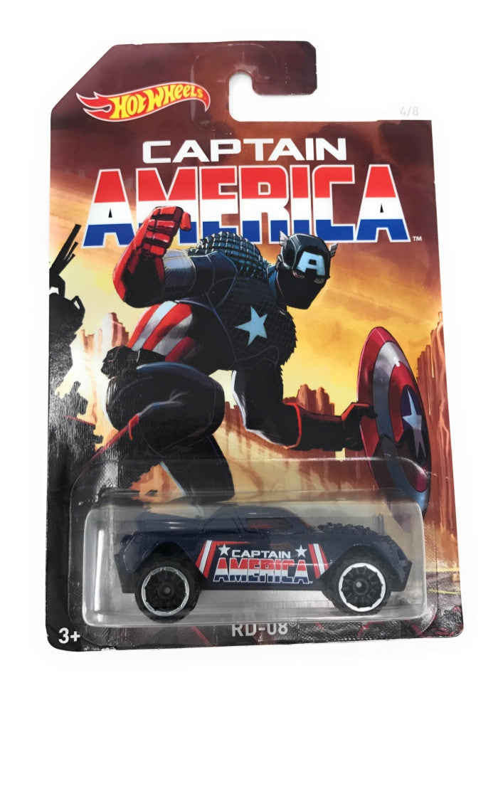 captain america hot wheels car