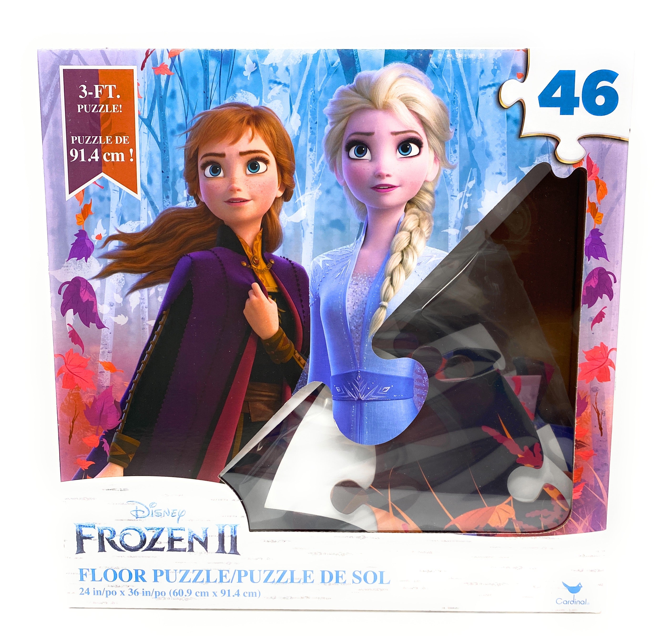 Voorvoegsel Laat je zien wekelijks Disney Frozen II 46 Piece 3 ft Floor Puzzle | Nozlen Toys