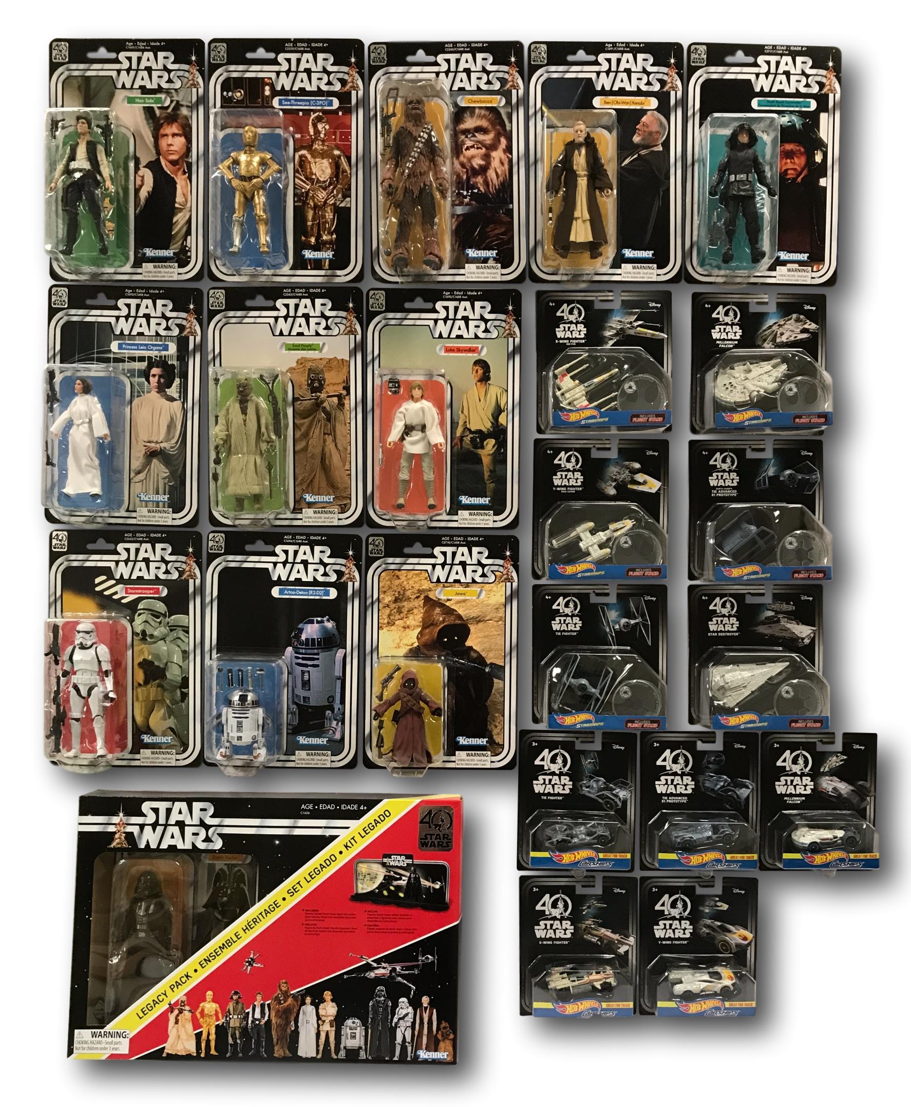 star wars 40th anniversary figures