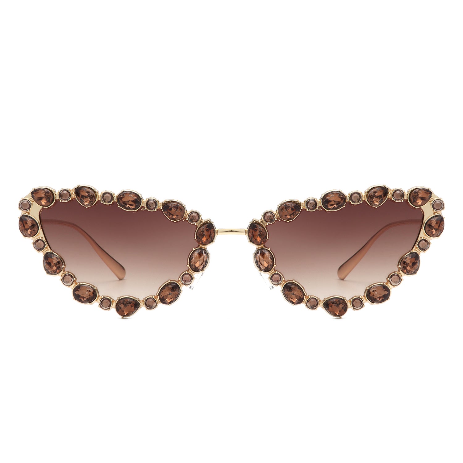 HJ2064 - Women Cat Eye Rhinestone Luxury Fashion Wholesale SUNGLASSES